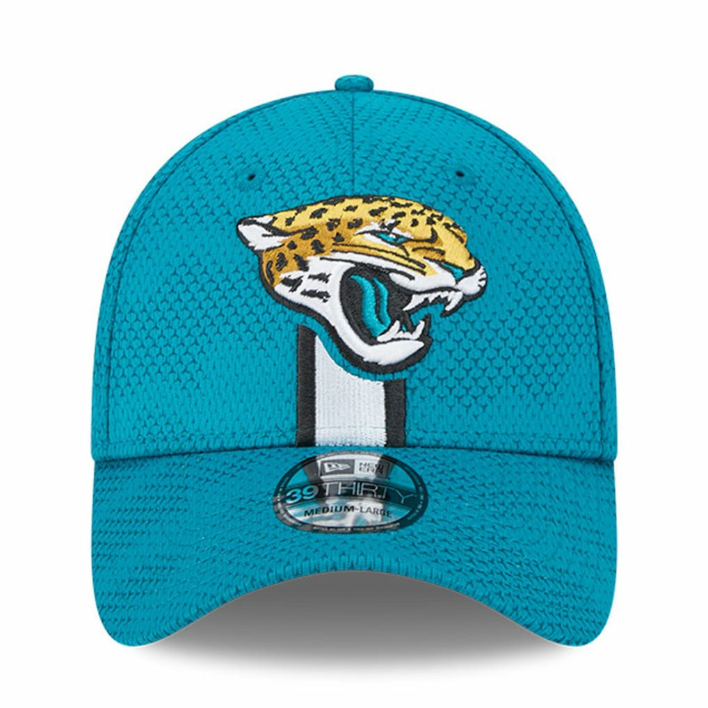 Jacksonville Jaguars New Era 2024 Sideline 39THIRTY Flex Hat - Teal Hats