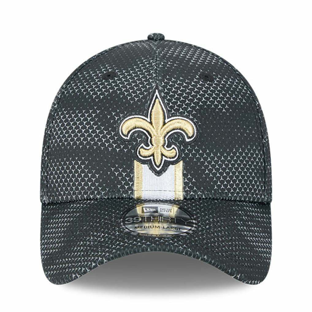 New Orleans Saints New Era 2024 Sideline 39THIRTY Flex Hat - Black Hats