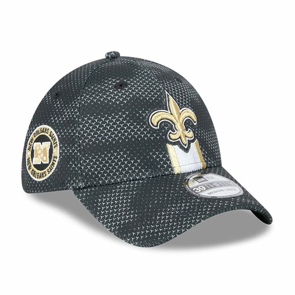 New Orleans Saints New Era 2024 Sideline 39THIRTY Flex Hat - Black Hats
