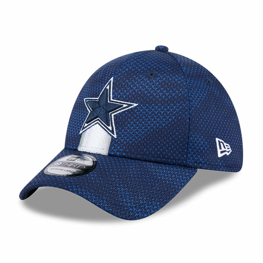 Dallas Cowboys New Era 2024 Sideline 39THIRTY Flex Hat - Navy Hats