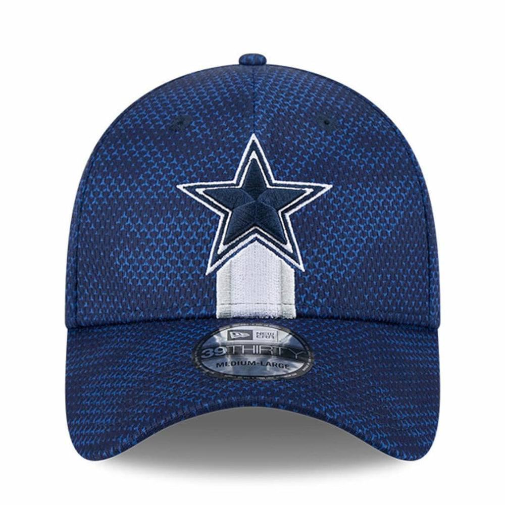 Dallas Cowboys New Era 2024 Sideline 39THIRTY Flex Hat - Navy Hats