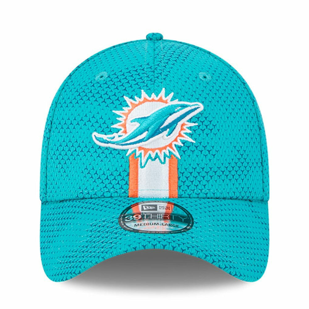 Miami Dolphins New Era 2024 Sideline 39THIRTY Flex Hat - Aqua Hats