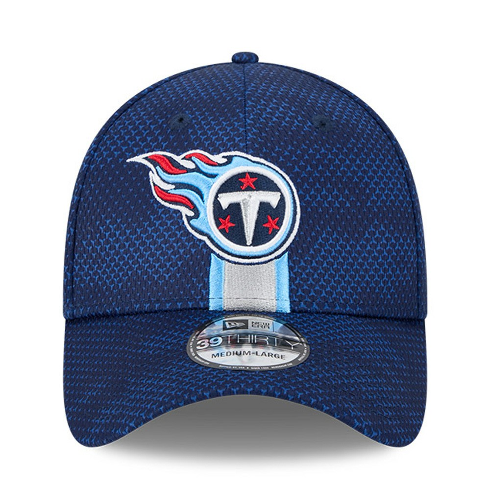 Tennessee Titans New Era 2024 Sideline 39THIRTY Flex Hat - Navy Hats