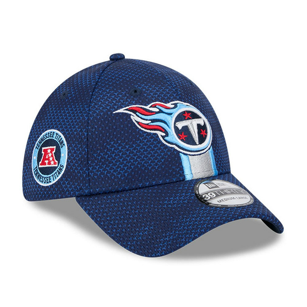 Tennessee Titans New Era 2024 Sideline 39THIRTY Flex Hat - Navy Hats