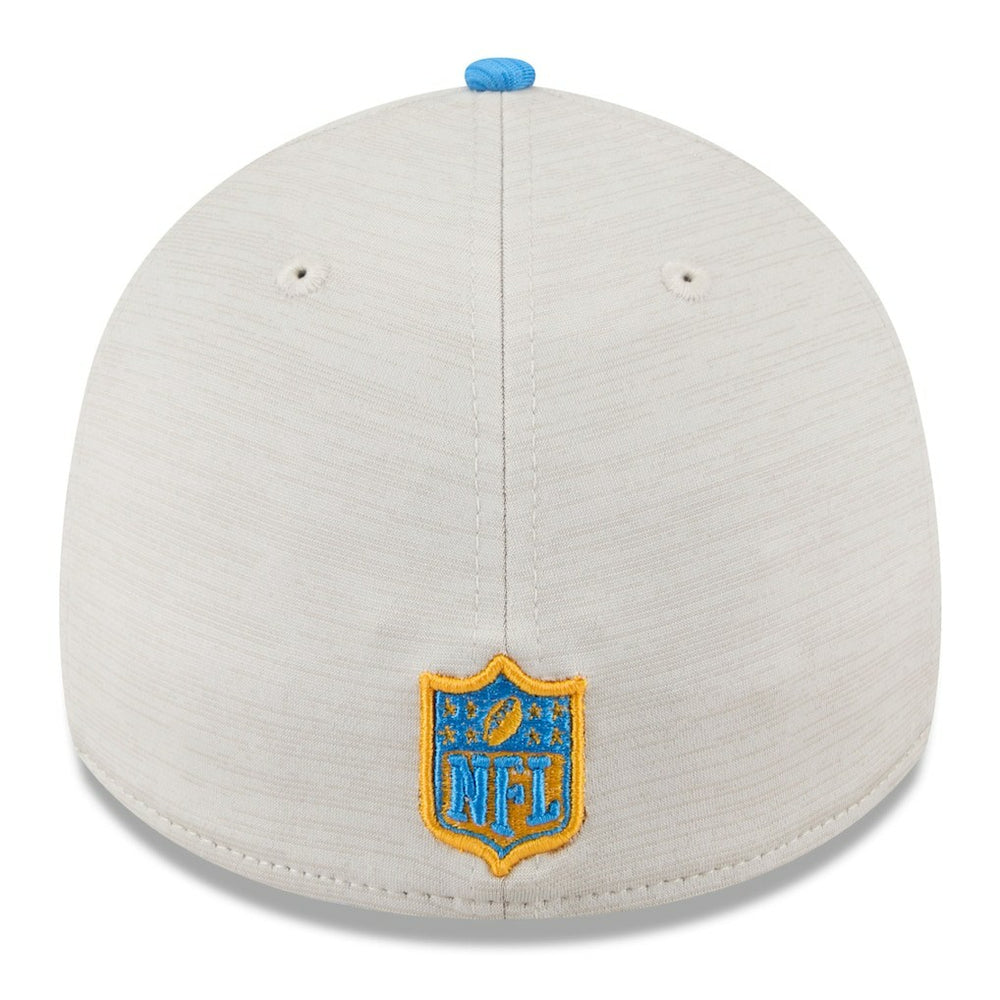 Los Angeles Chargers New Era 2024 Sideline Historic 39THIRTY Flex Hat - Stone/Blue Hats