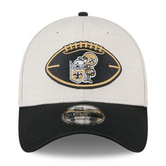 New Orleans Saints New Era 2024 Sideline Historic 39THIRTY Flex Hat - Stone/Black Hats