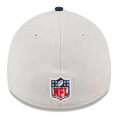 Dallas Cowboys New Era 2024 Sideline Historic 39THIRTY Flex Hat - Stone/Navy Hats