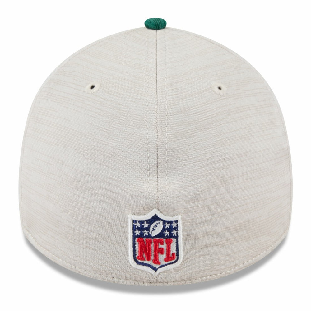 New York Jets New Era 2024 Sideline Historic 39THIRTY Flex Hat - Stone/Green Hats