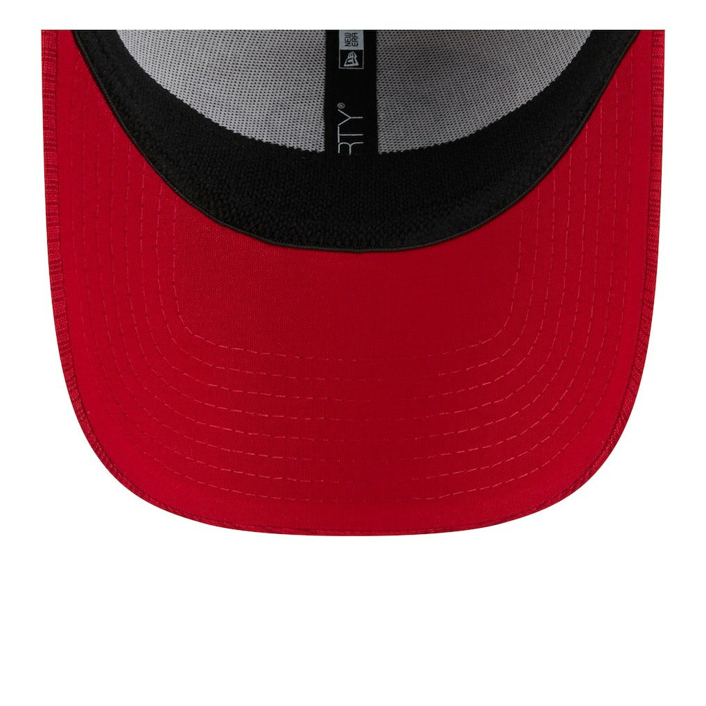 San Francisco 49ers New Era 2024 Sideline Historic 39THIRTY Flex Hat - Stone/Scarlet Hats