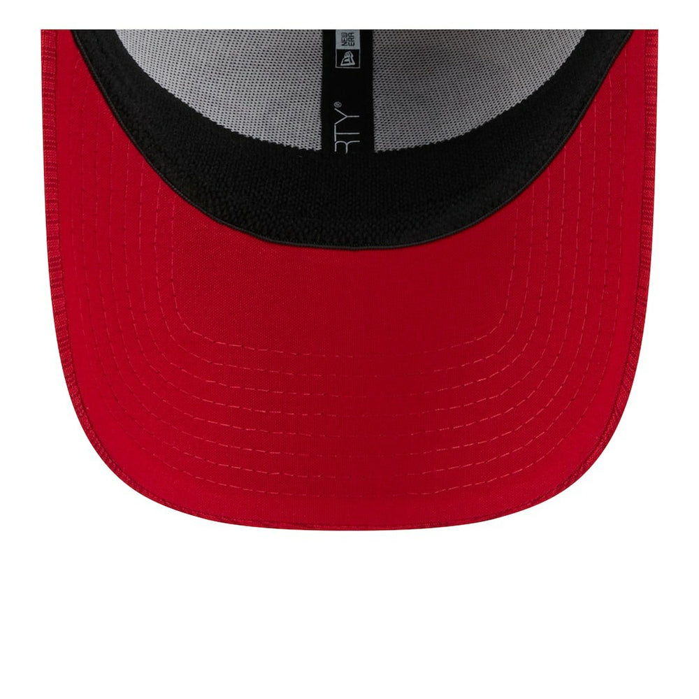 San Francisco 49ers New Era 2024 Sideline Historic 39THIRTY Flex Hat - Stone/Scarlet Hats