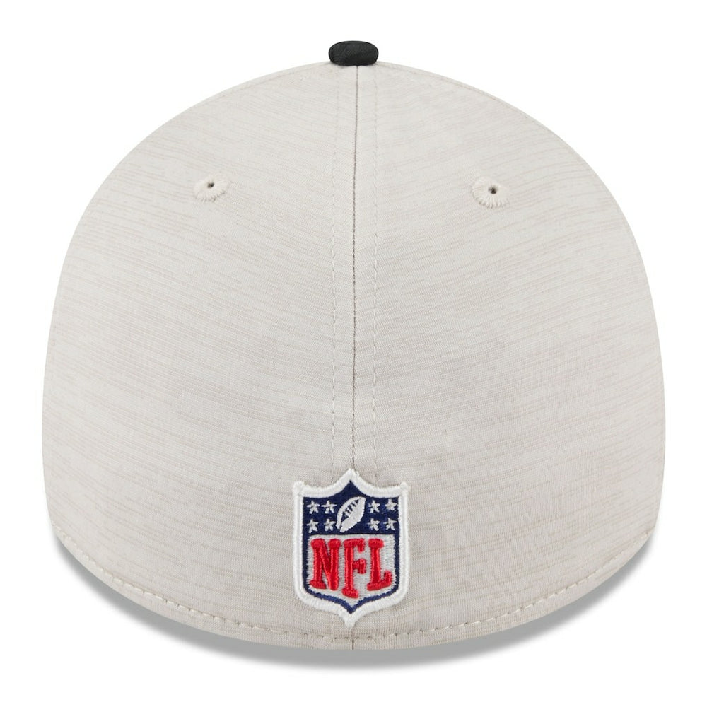 Jacksonville Jaguars New Era 2024 Sideline Historic 39THIRTY Flex Hat - Stone/Teal Hats