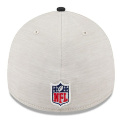 Jacksonville Jaguars New Era 2024 Sideline Historic 39THIRTY Flex Hat - Stone/Teal Hats