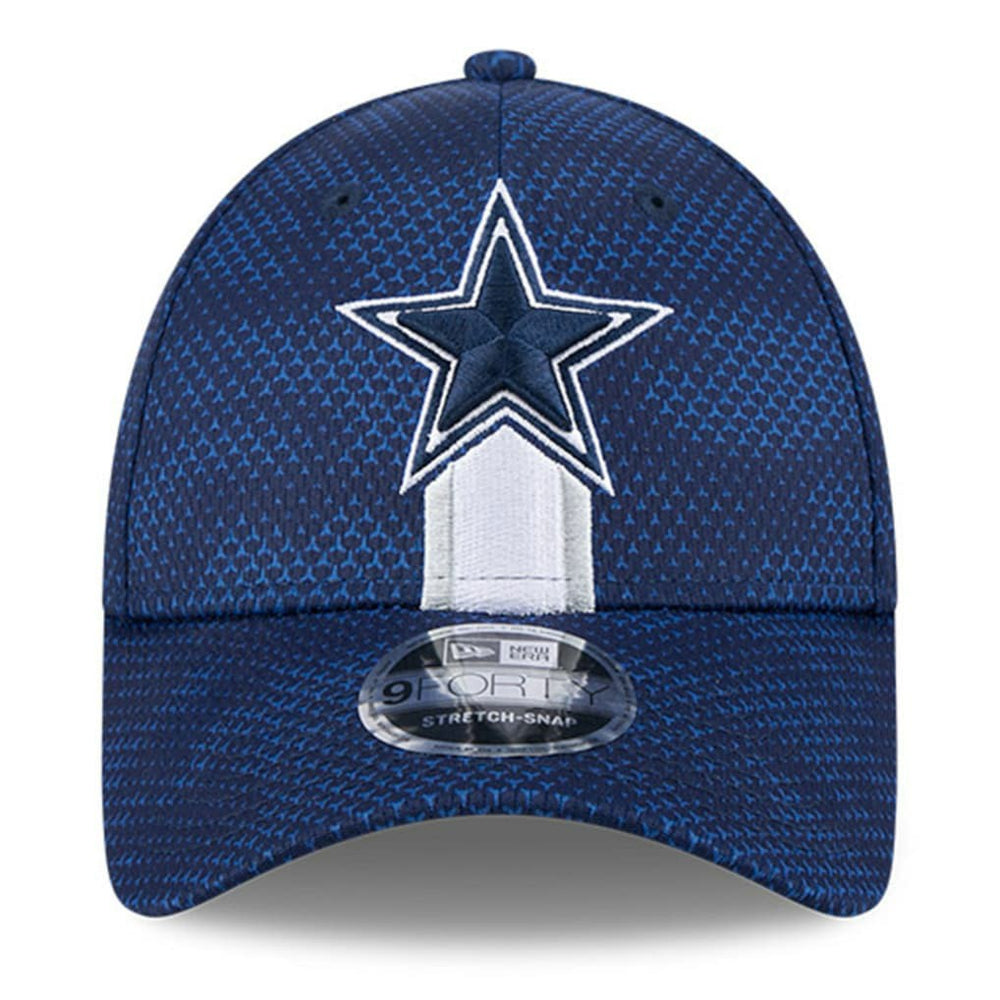 Dallas Cowboys New Era 2024 Sideline 9FORTY Stretch-Snap Hat - Navy Hats