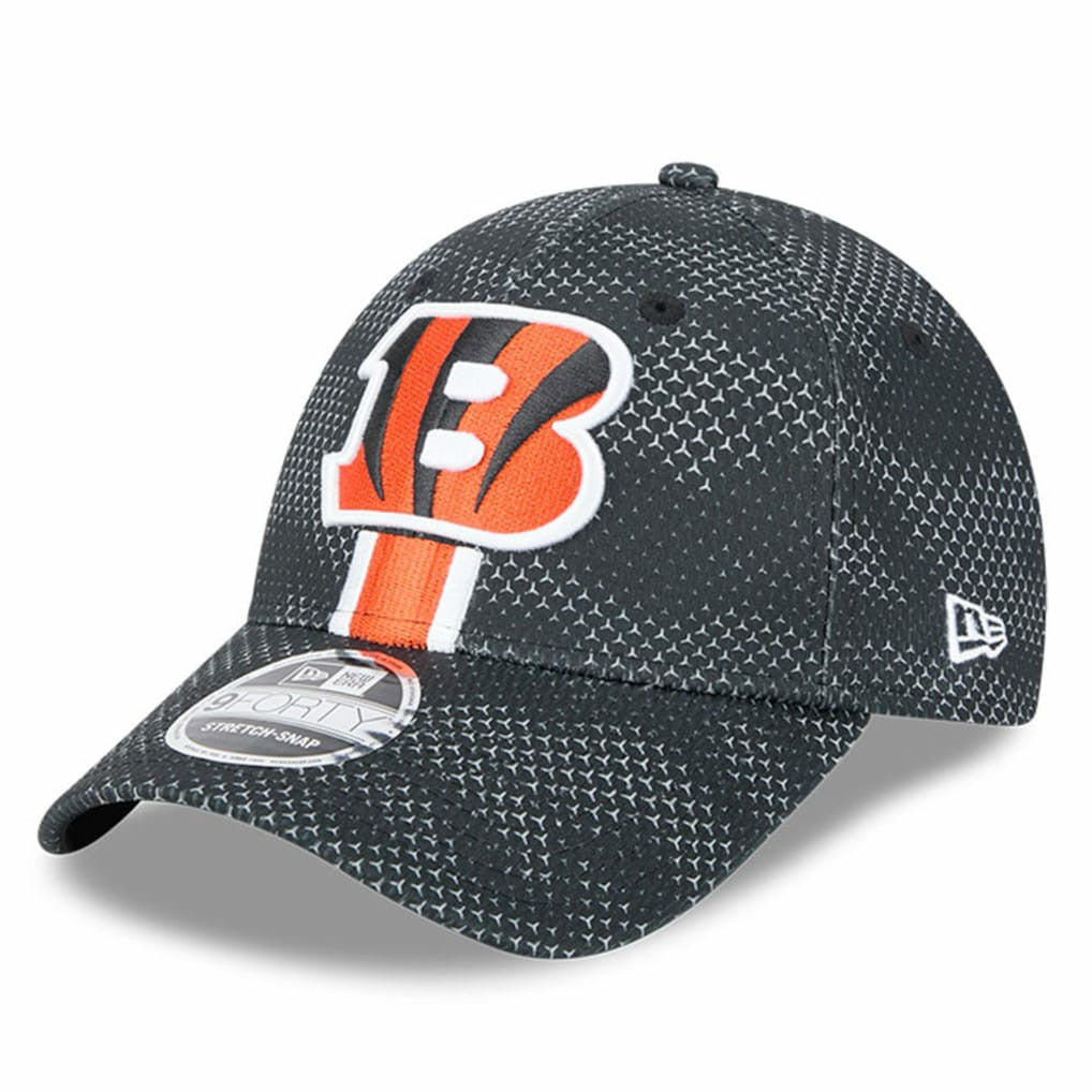 Cincinnati Bengals New Era 2024 Sideline 9FORTY Stretch-Snap Hat - Black Hats