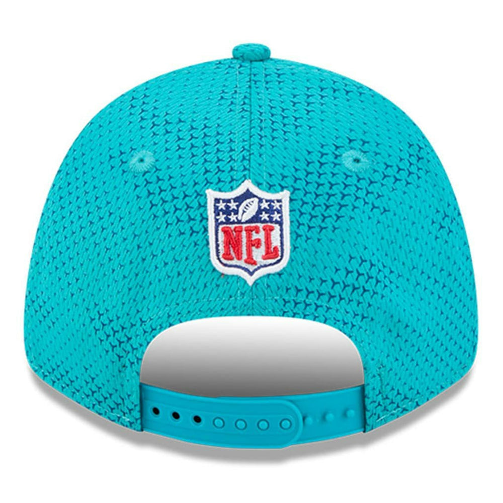 Miami Dolphins New Era 2024 Sideline 9FORTY Stretch-Snap Hat - Aqua Hats