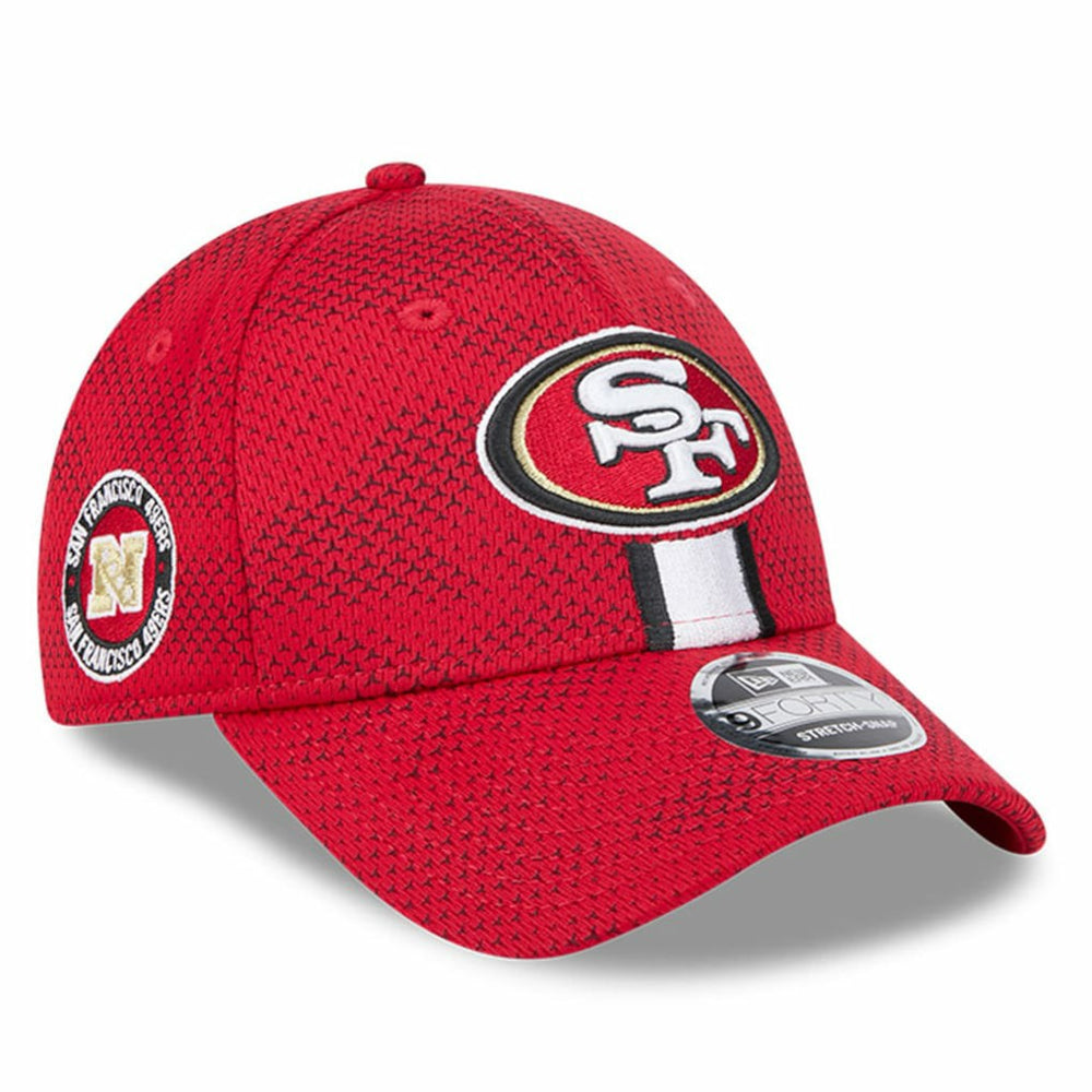 San Francisco 49ers New Era 2024 Sideline 9FORTY Stretch-Snap Hat - Scarlet Hats