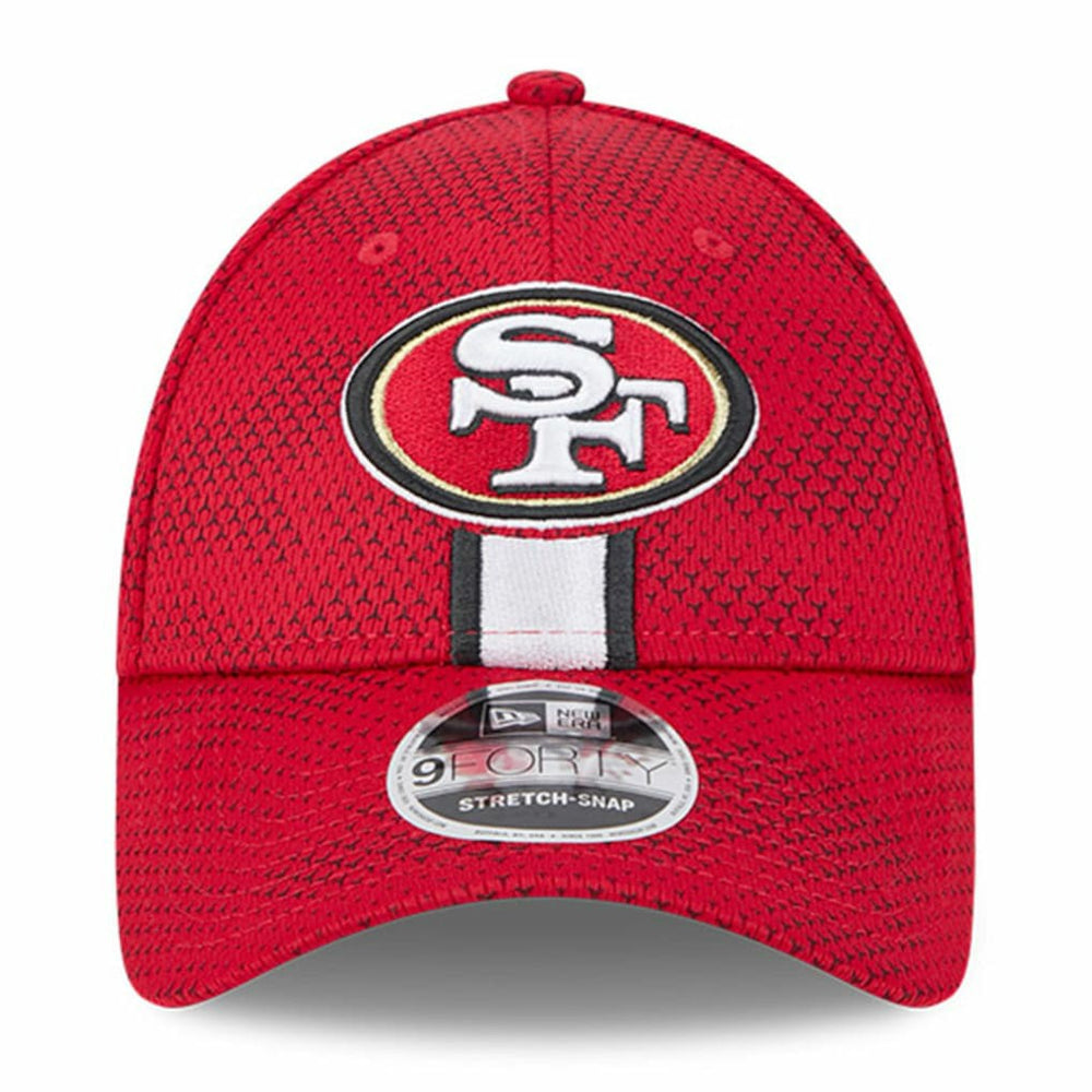 San Francisco 49ers New Era 2024 Sideline 9FORTY Stretch-Snap Hat - Scarlet Hats