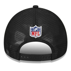 Philadelphia Eagles New Era 2024 Sideline Historic 9FORTY A-Frame Trucker Adjustable Hat - Stone/Black Hats