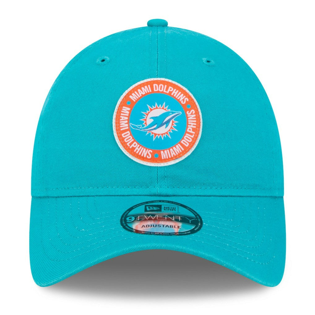 Miami Dolphins New Era 2024 Sideline 9TWENTY Adjustable Hat - Aqua Hats