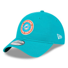 Miami Dolphins New Era 2024 Sideline 9TWENTY Adjustable Hat - Aqua Hats