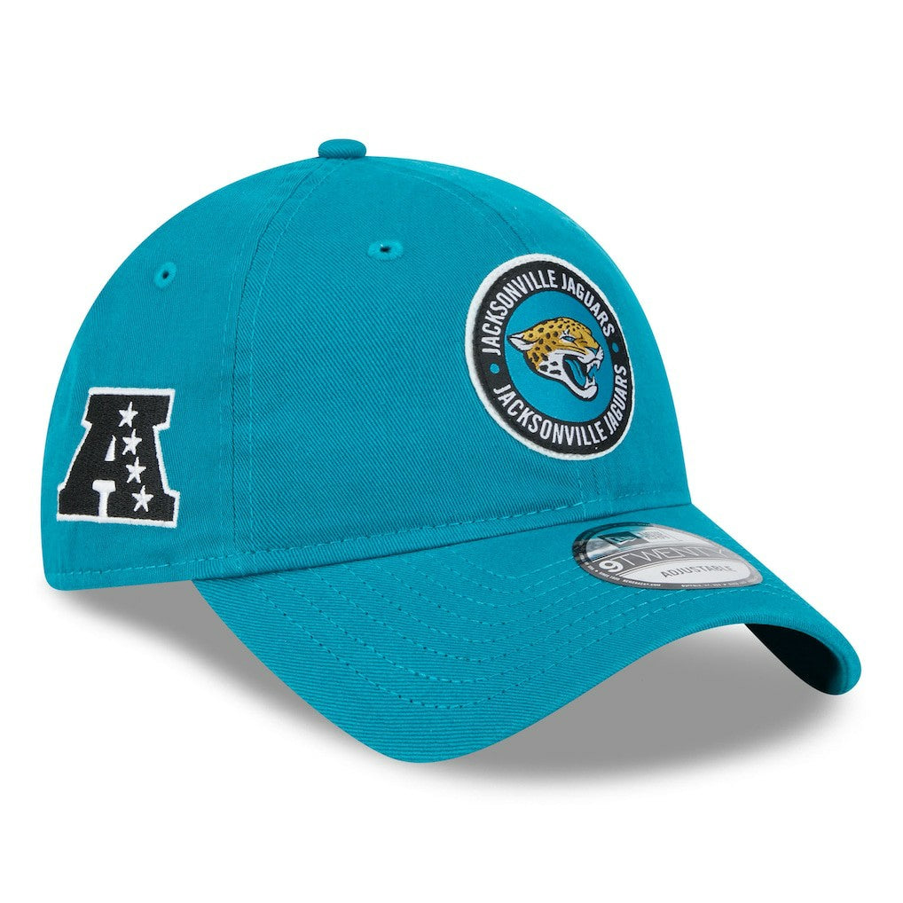 Jacksonville Jaguars New Era 2024 Sideline 9TWENTY Adjustable Hat - Teal Hats