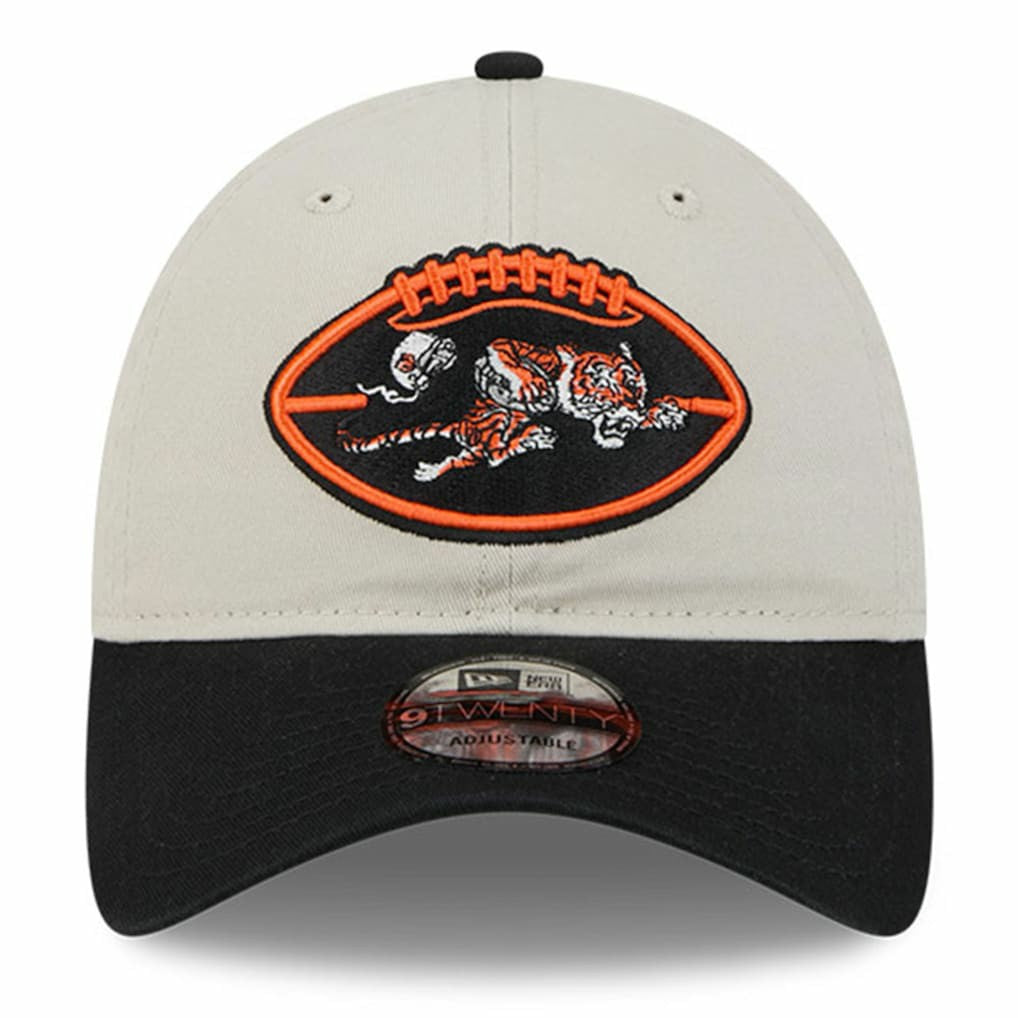 Cincinnati Bengals New Era 2024 Sideline Historic 9TWENTY Adjustable Hat - Stone/Black Hats