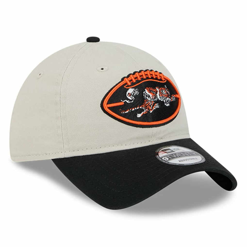 Cincinnati Bengals New Era 2024 Sideline Historic 9TWENTY Adjustable Hat - Stone/Black Hats