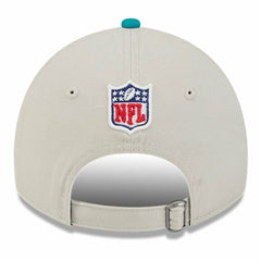 Miami Dolphins New Era 2024 Sideline Historic 9TWENTY Adjustable Hat - Stone/Aqua Hats