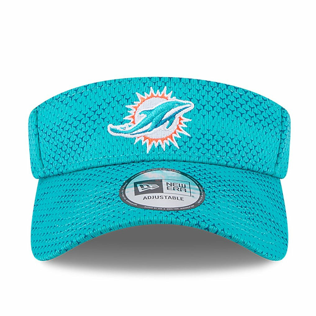 Miami Dolphins New Era 2024 Sideline Visor - Aqua