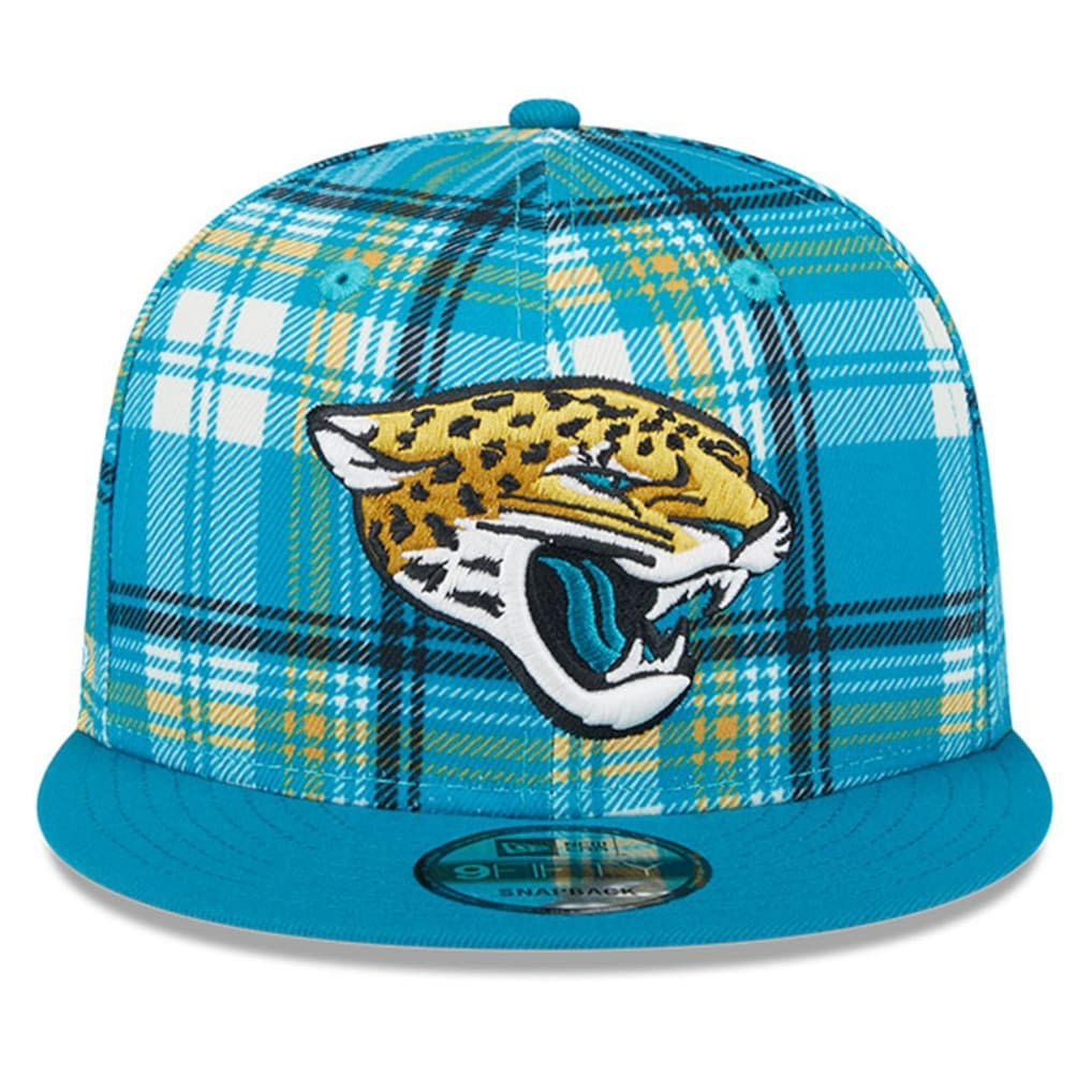 Jacksonville Jaguars New Era Youth 2024 Sideline Statement 9FIFTY Snapback Hat - Teal Hats