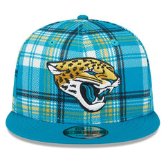 Jacksonville Jaguars New Era Youth 2024 Sideline Statement 9FIFTY Snapback Hat - Teal Hats
