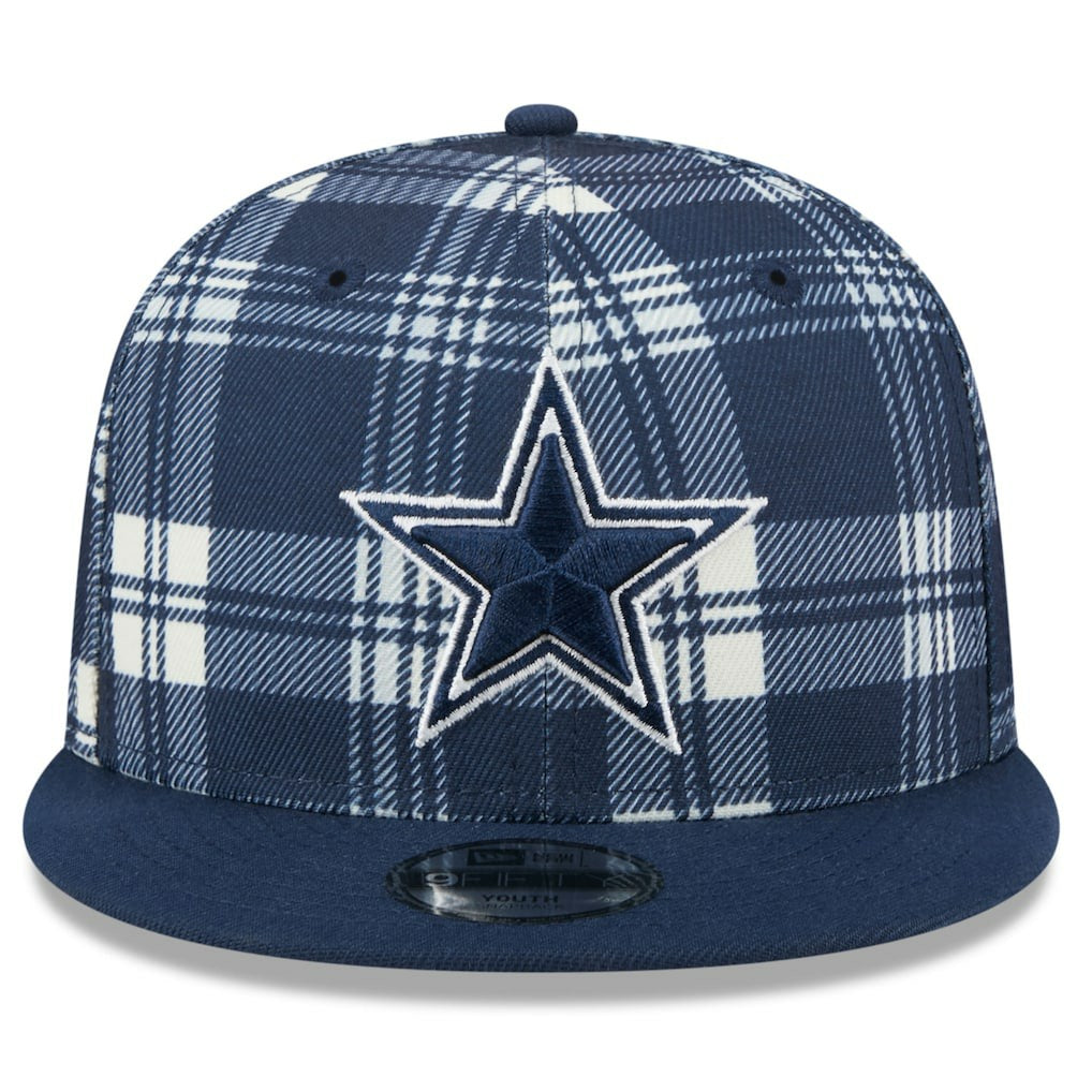 Dallas Cowboys New Era Youth 2024 Sideline Statement 9FIFTY Snapback Hat - Navy Hats