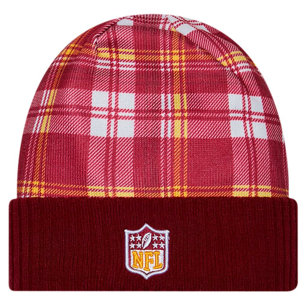Washington Commanders New Era Sideline Statement Cuffed Knit Hat - Burgundy Hats