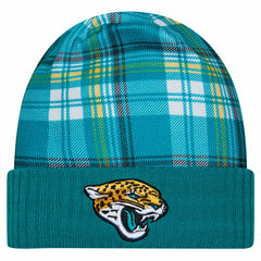 Jacksonville Jaguars New Era Sideline Statement Cuffed Knit Hat - Teal Hats