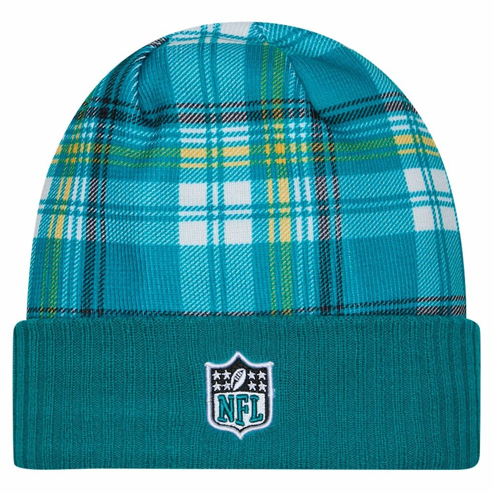 Jacksonville Jaguars New Era Sideline Statement Cuffed Knit Hat - Teal Hats