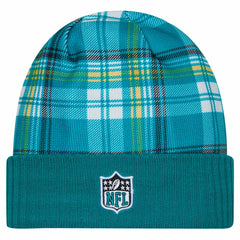Jacksonville Jaguars New Era Sideline Statement Cuffed Knit Hat - Teal Hats