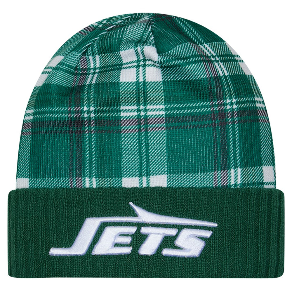 New York Jets New Era Sideline Statement Cuffed Knit Hat - Green Hats