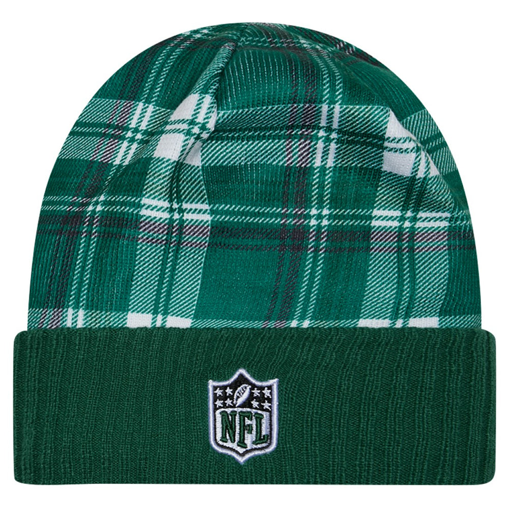 New York Jets New Era Sideline Statement Cuffed Knit Hat - Green Hats