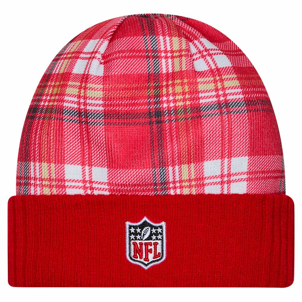 San Francisco 49ers New Era Sideline Statement Cuffed Knit Hat - Scarlet Hats