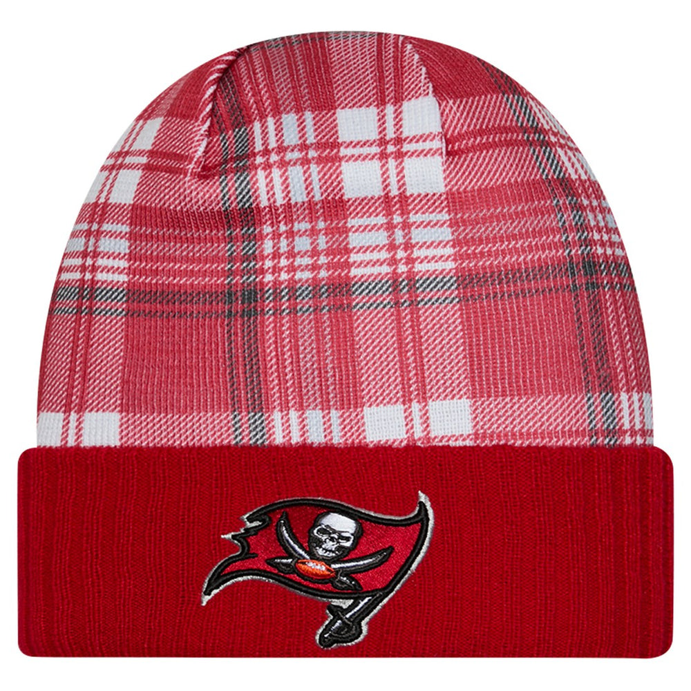Tampa Bay Buccaneers New Era Sideline Statement Cuffed Knit Hat - Red Hats
