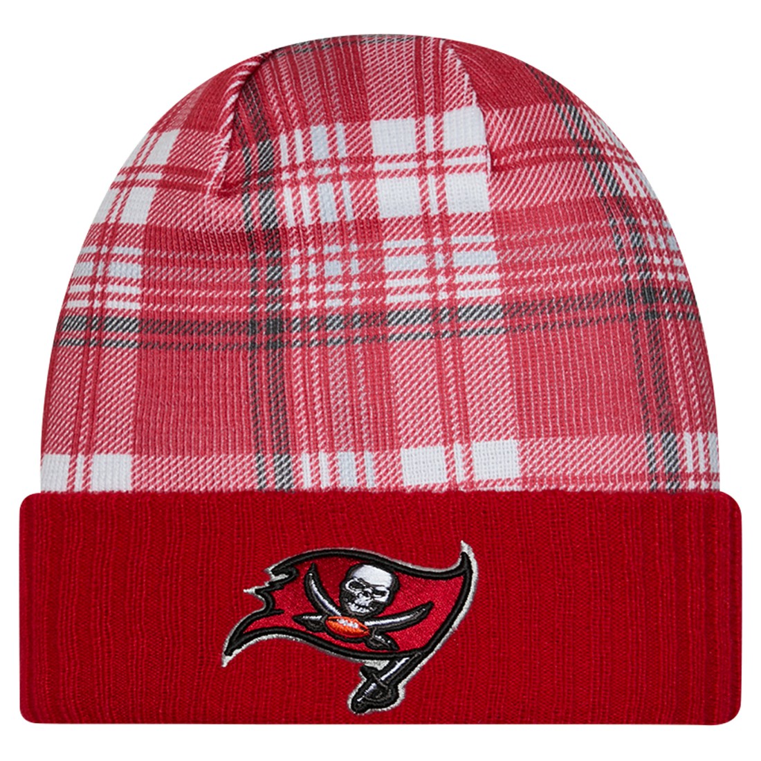 Tampa Bay Buccaneers New Era Sideline Statement Cuffed Knit Hat - Red Hats