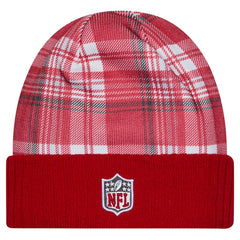 Tampa Bay Buccaneers New Era Sideline Statement Cuffed Knit Hat - Red Hats