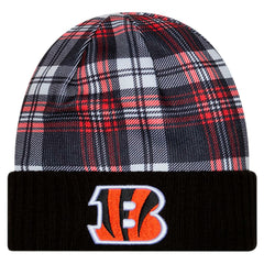 Cincinnati Bengals New Era Sideline Statement Cuffed Knit Hat - Black Hats