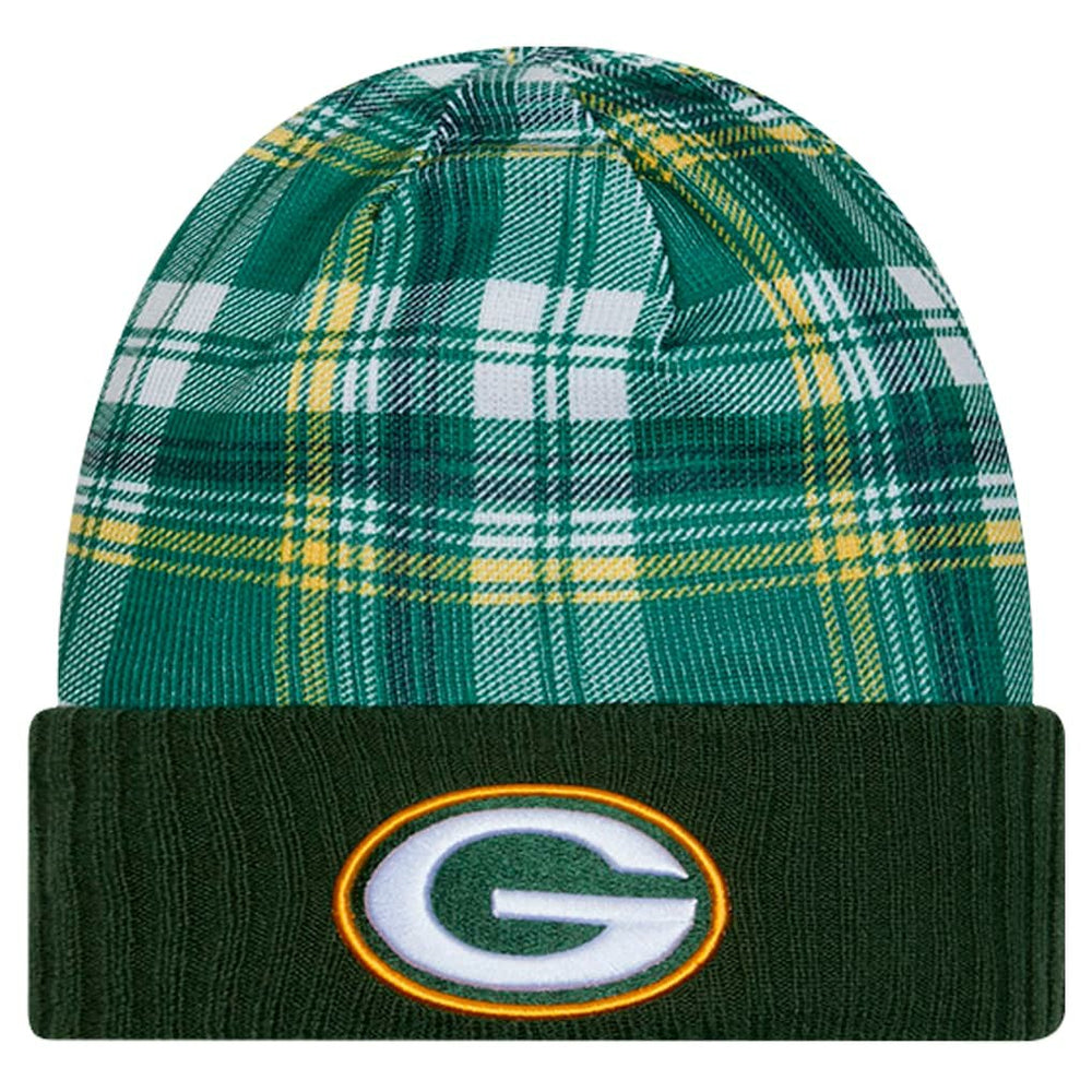 Green Bay Packers New Era Sideline Statement Cuffed Knit Hat - Green Hats