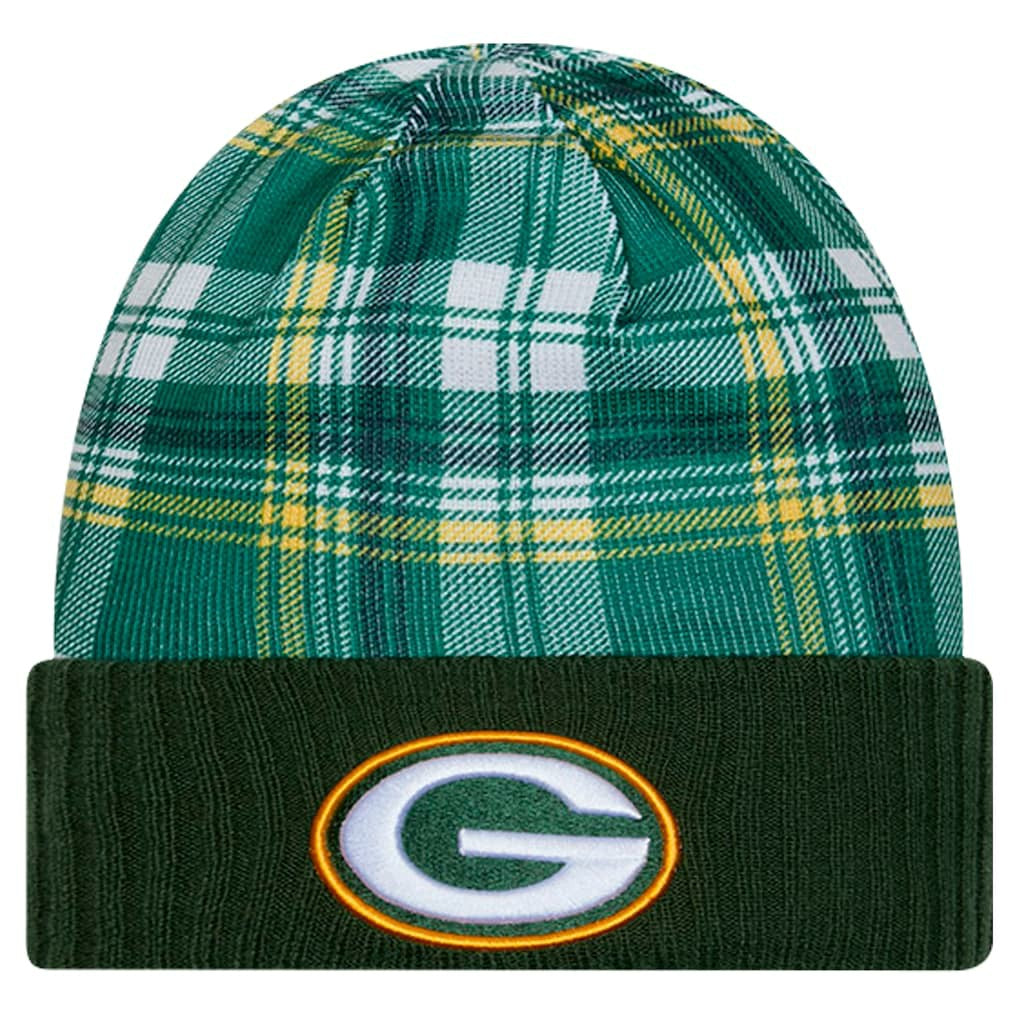 Green Bay Packers New Era Sideline Statement Cuffed Knit Hat - Green Hats