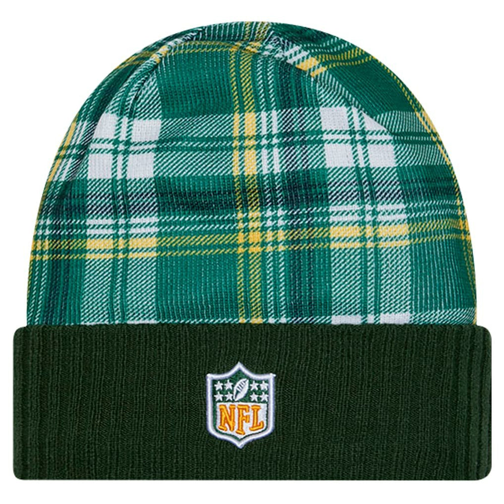 Green Bay Packers New Era Sideline Statement Cuffed Knit Hat - Green Hats