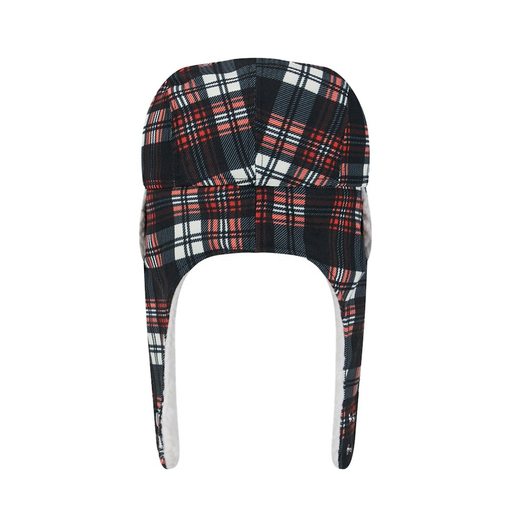 Cincinnati Bengals New Era Sideline Plaid Sherpa Trapper Hat - Black Hats