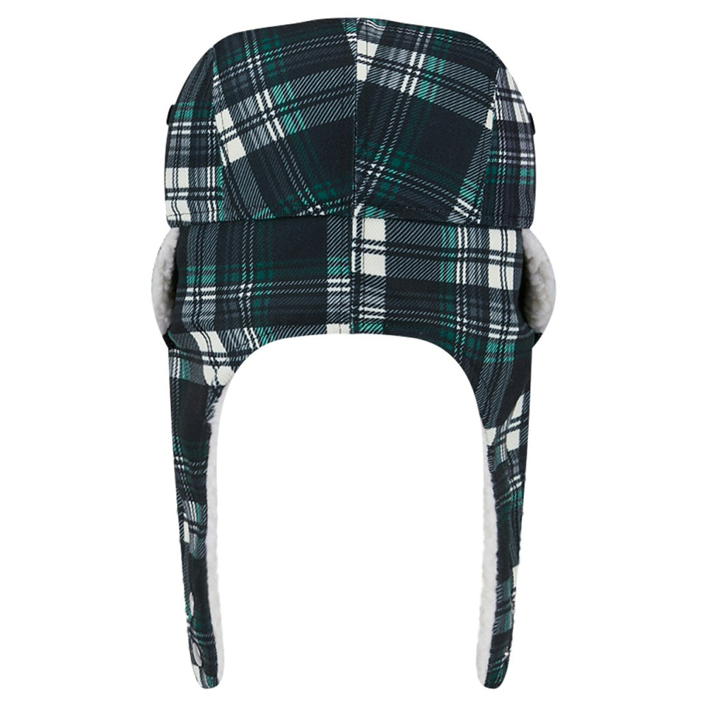 New York Jets New Era Sideline Plaid Sherpa Trapper Hat - Black Hats