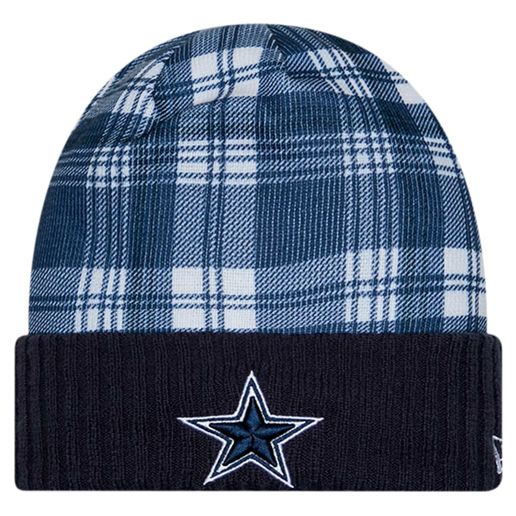 Dallas Cowboys New Era Youth Sideline Statement Cuffed Knit - Navy