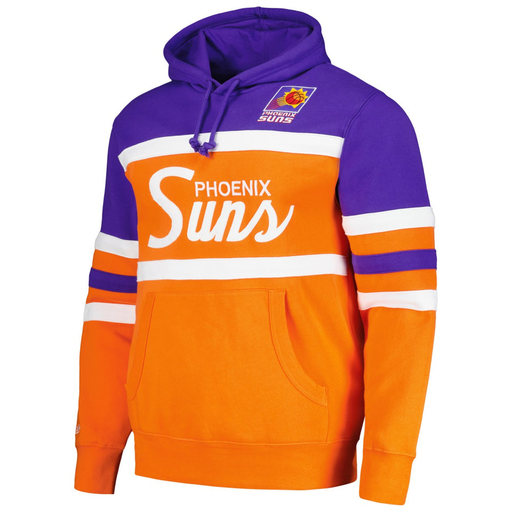 Phoenix Suns Head Coach Pullover Hoodie Orange/Purple - Mitchell & Ness outlet